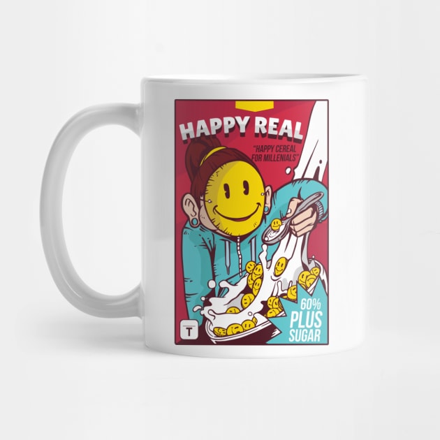 SMILEY CEREAL BOX by madeinchorley